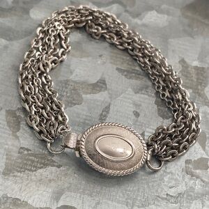 Avon Silver Multi-Strand Bracelet